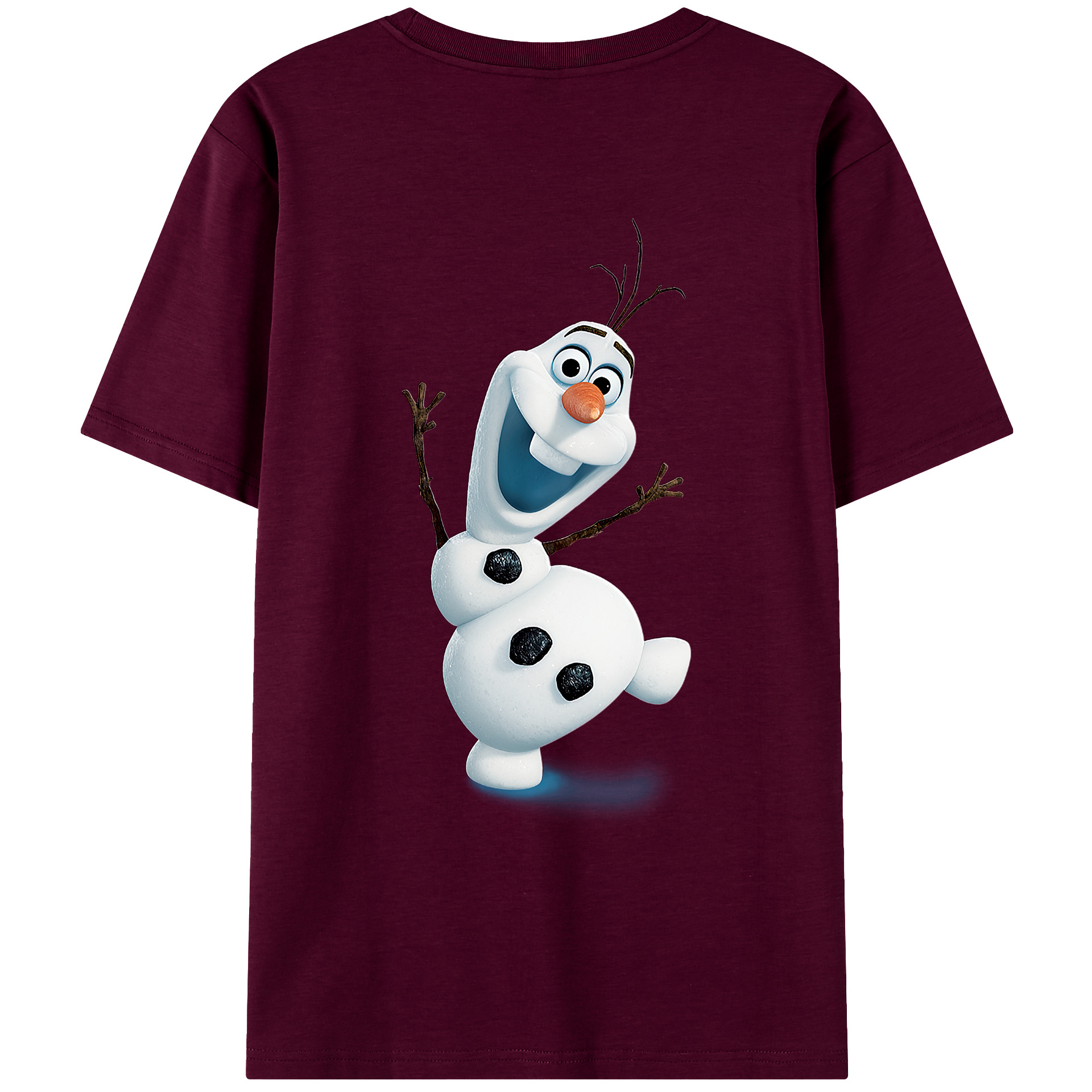 （画像用） アナと雪の女王 アンナ エルサ Frozen Anna Elsa レディース半袖Tシャツ(バックプリント)